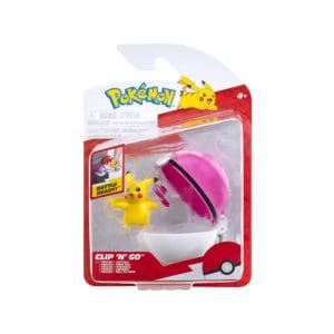 Pokemon - Clip 'N' Go Pikachu (Female) with Love Ball