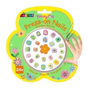 Press-on Nails - Garden World