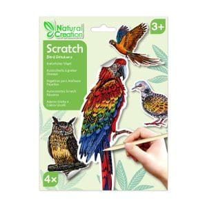 Scratch Bird Stickers
