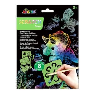 Scratch with Stencil - Dinos
