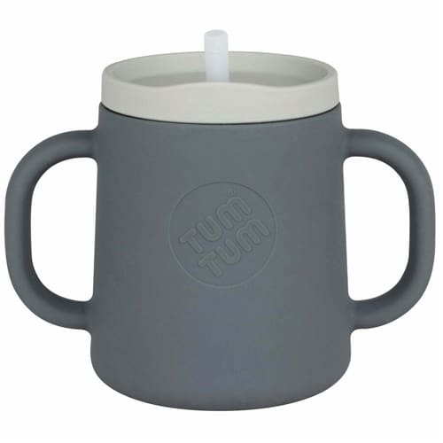 Tum Tum Silicone 3 Way Sippy Cup - Grey