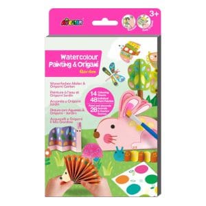 Watercolour Painting & Origami - Garden
