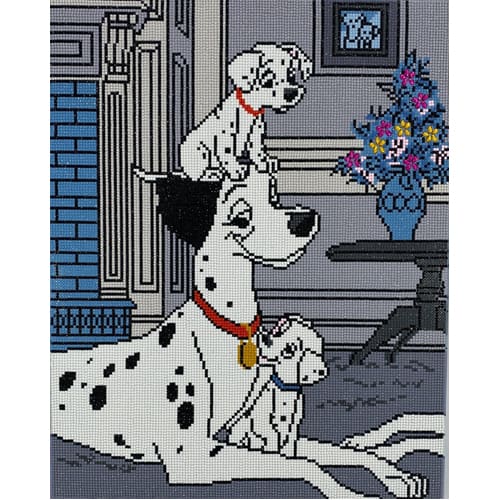 101 Dalmations: Pongo and Pups, 40x50cm Crystal Art Kit