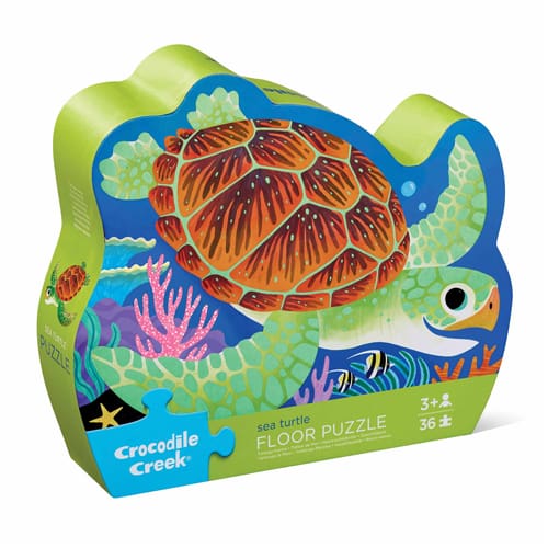 Crocodile Creek - 36 Piece Foil Puzzle/Sea Turtle