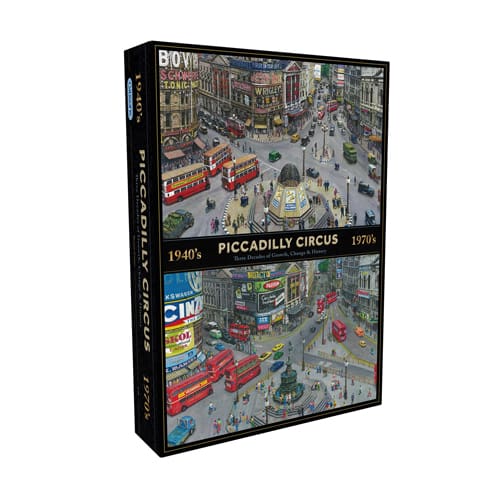 Gibsons - Piccadilly Through the Decades - 1000 Piece Jigsaw Puzzle