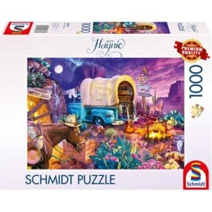 Jeff Haynie: A Charming Wild West Campout Puzzle - 1000 Pieces