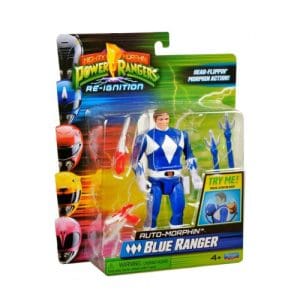 Mighty Morphing Power Rangers Auto Morphin Ranger Figure Blue Ranger