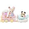 Sylvanian Families Amusement Park Ride Set- Plane & Train