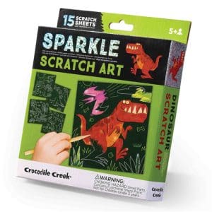 Crocodile Creek - Dinosaur Scratch Art