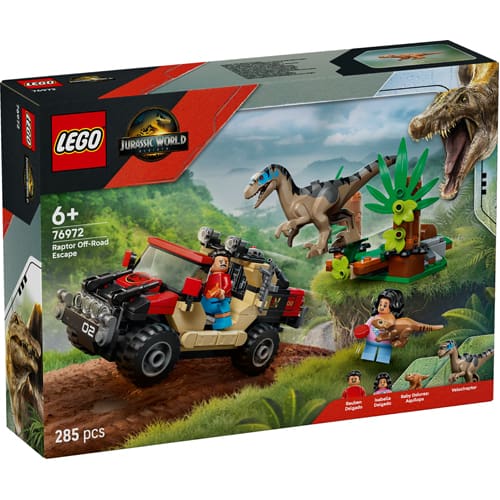 Lego Jurassic World 76972 Raptor Off-Road Escape | Toys | Toy