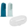 Nattou - Baby Toothbrush Set - Blue