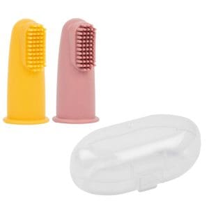 Nattou - Baby Toothbrush Set - Pink