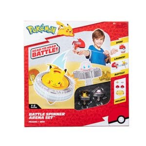 Pokemon Battle Spinner Arena Set (Pikachu #1, Mew, Poke Ball, & Poke Ball)