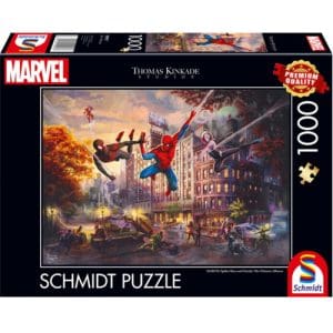 Thomas Kinkade: Marvel Spider-Man and Friends - The Ultimate Alliance Puzzle - 1000 Pieces