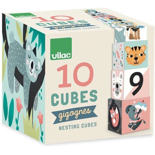 Vilac - Suzy Ultman Nesting Cubes Vilac - Suzy Ultman Nesting Cubes