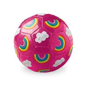 Crocodile Creek - Size 2 Glitter Soccer/Rainbow