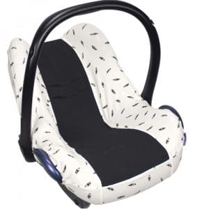 DOOKY Seat Cover 0+ Black Feather