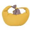 Hippychick Feeding Pillow - Charcoal and Goldfinch Yellow Hippychick Feeding Pillow - Charcoal and Goldfinch Yellow