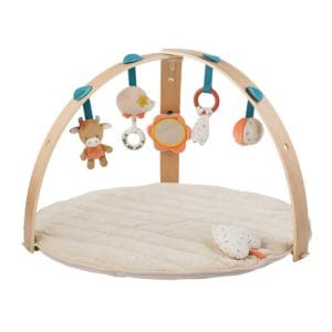 Nattou Mila, Zoe And Lana - Playmat With Wooden Arches