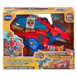 Switch & Go Dinos Armour Up T-Rex Dragon