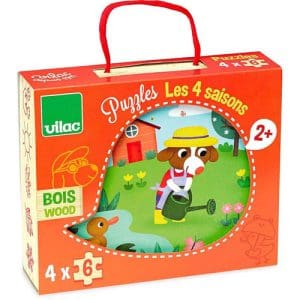 Vilac - Four Seasons Wooden Puzzle