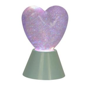 Lumez Heart Glitter Lamp