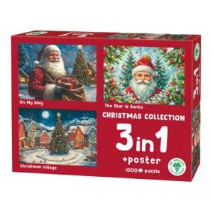 Mr.Broccoli: 3 in 1 Puzzle 1000 Pieces Christmas