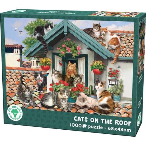 Mr.Broccoli: Puzzle 1000 Pieces Cats on the Roof Mr.Broccoli: Puzzle 1000 Pieces Cats on the Roof