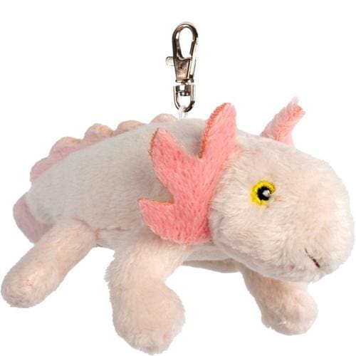 Pink Axolotl Keyring - Alice - 10cm Pink Axolotl Keyring - Alice - 10cm