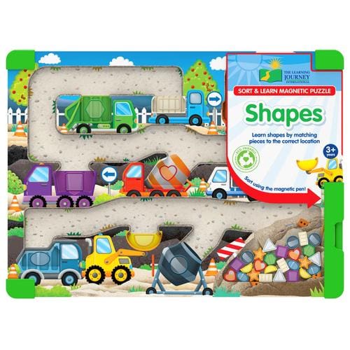Sort & Learn Magnetic Puzzles - Shapes Diggers