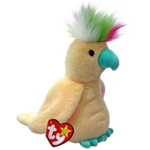 TY Pompom Cockatoo Ii Orig Beanie Babies Reg