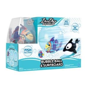 Zhu Zhu Starter Set with Fish (Bubble Ball & Surfboard)