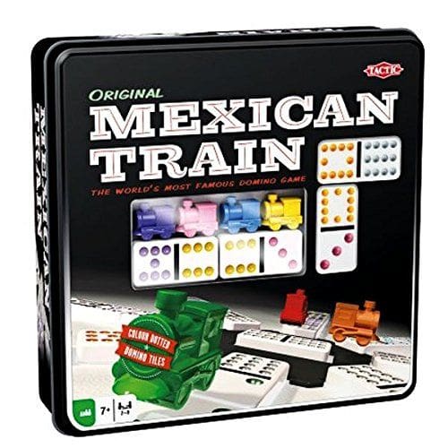 *B Grade* Mexican Train in Tin - 91 double 12 dominoes *B Grade* Mexican Train in Tin - 91 double 12 dominoes