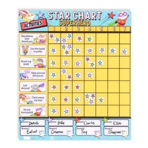 Magnetic Superhero Star Chart