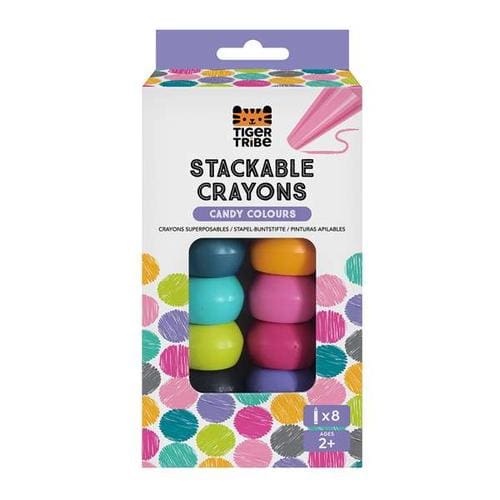Stackable Crayons - Candy Colours Stackable Crayons - Candy Colours