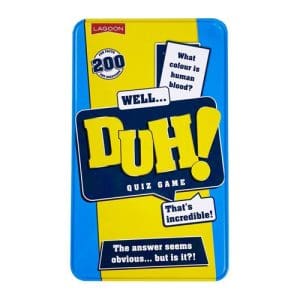 Well Duh! Quiz Game Tin