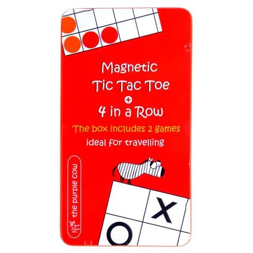 4 In A Row & Tic Tac Toe Magnetic Travel Game 4 In A Row & Tic Tac Toe Magnetic Travel Game