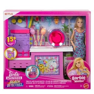 Barbie Cotton Candy & Game Playset & Doll