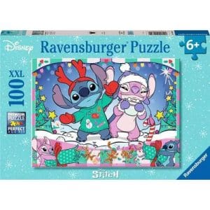 Disney Stitch Christmas Puzzle - 100 Pieces XXL