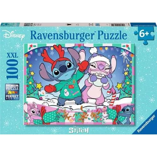 Disney Stitch Christmas Puzzle - 100 Pieces XXL Disney Stitch Christmas Puzzle - 100 Pieces XXL