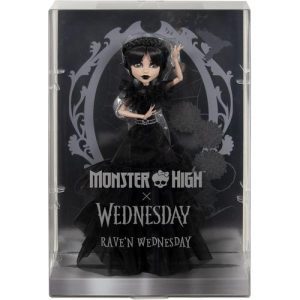 Monster High x Wednesday Doll - Wednesday Rave'n Dress