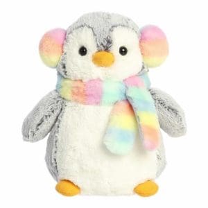 PomPom Muffs & Scarf 9In