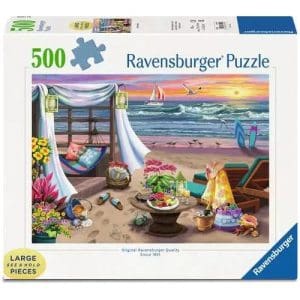Ravensburger Cabana Retreat 500 Piece Large Format Jigsaw Puzzle