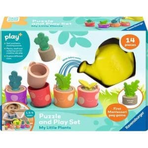 Ravensburger Play+ Infant & Toddler - Puzzle and Play Set My Little Plants