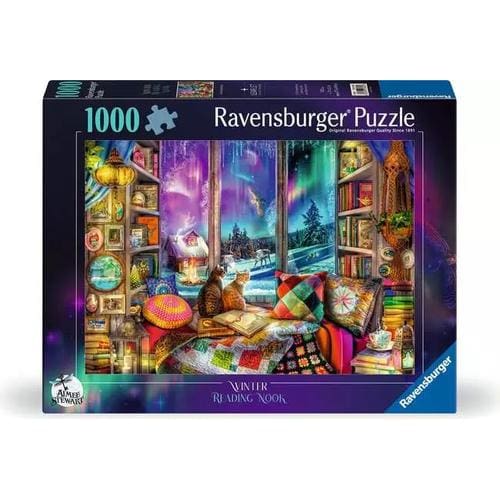 Ravensburger Winter Reading Nook 1000 Piece Jigsaw Puzzle Ravensburger Winter Reading Nook 1000 Piece Jigsaw Puzzle