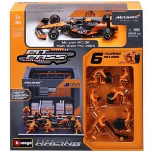 1:43 F1 Mclaren MCL38 2024 Pit Pass Diorama Piastri