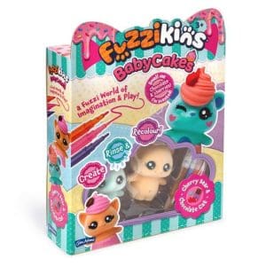 Fuzzikins Baby Cakes Chocolate and Cherry Cupcakes (Cherry Bear & Chocolate Cat)
