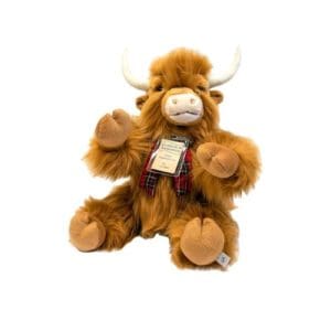Silver Tag Bear - Angus the Highland Cow