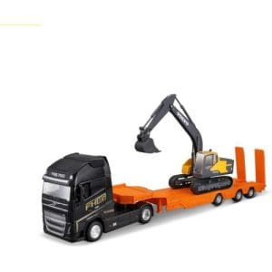 1:43 Street Fire Haulers Custom Cabs Volvo FH16 Globetrotter 750 XXL Yellow