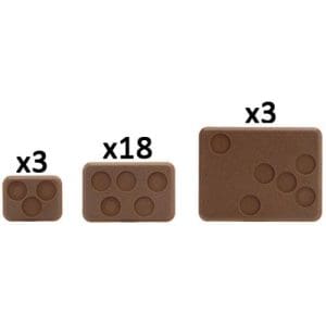 *B Grade* Mixed Bases (with Figure Holes)